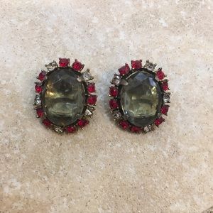Vintage clip on earrings